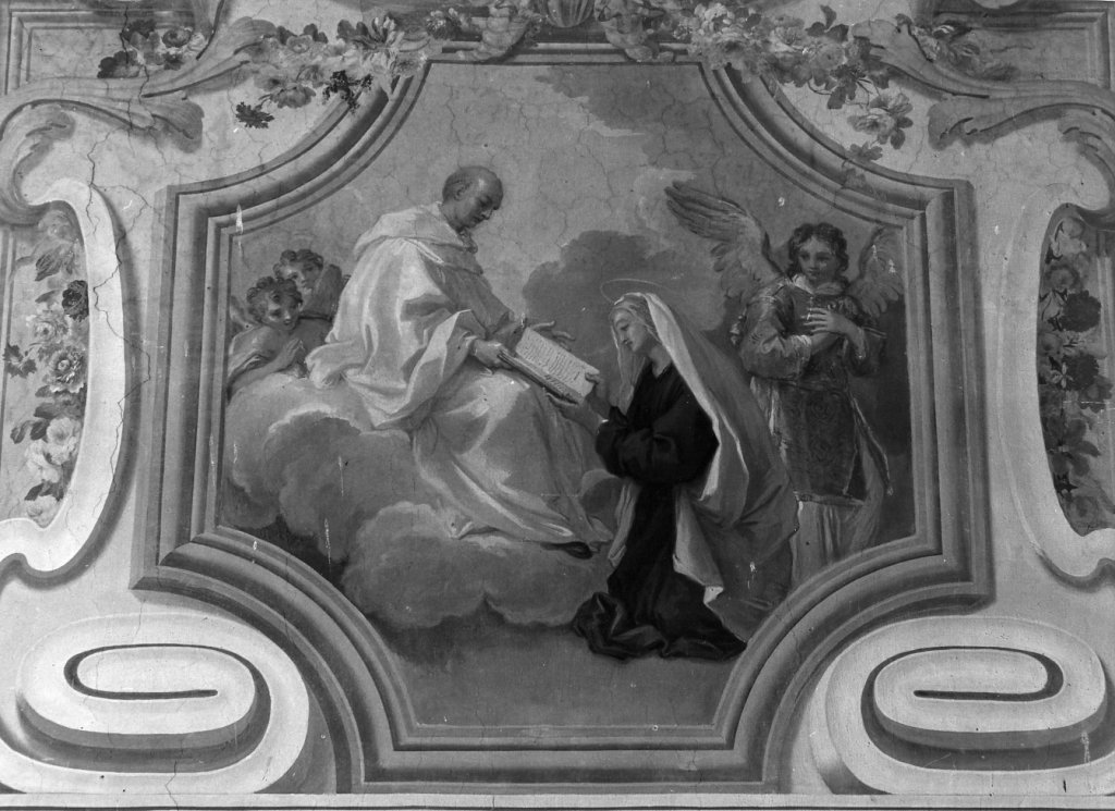 beato Bernardo Tolomei in estasi (dipinto) - ambito romano (sec. XVII)